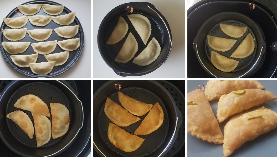 Air Fryer Mawa Gujiya Crispy Outside and Yummy Inside Mawa Gujiya