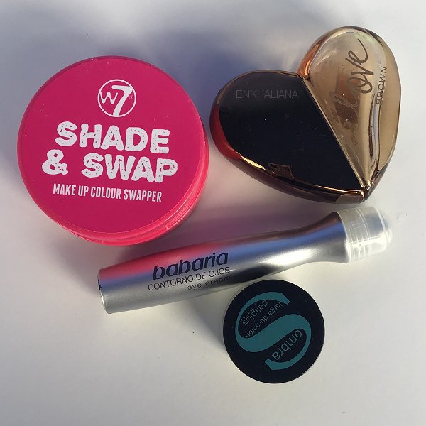  Babaria Contorno de Ojos Serpiente / Shade Swap Makeu Colour Swapper / Flor de Mayo Love Brown / Deliplus Sombra Larga Duración 