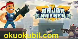 Major Mayhem v8.0 Otomatik Av Tüfeği Para ve Yükseltme Hileli Mod Apk İndir