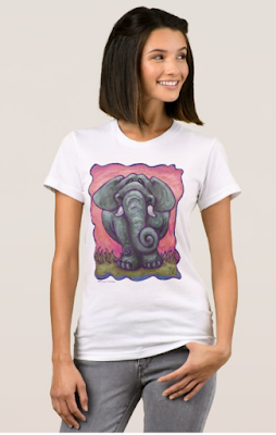 Animal Parade Elephant Heads and Tails Tshirt