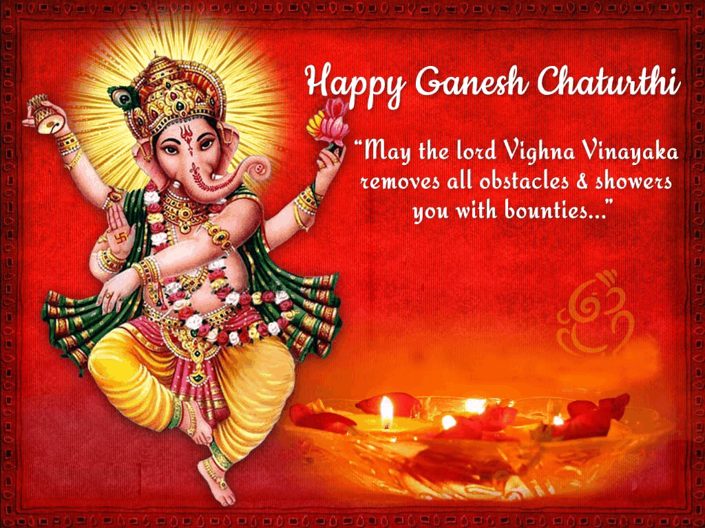 Ganesh Chaturthi 2019 Animated & 3D Glitters GIF Free Download, latest Ganesh Chaturthi 2019 Images for Messaging apps like Whatsapp, 