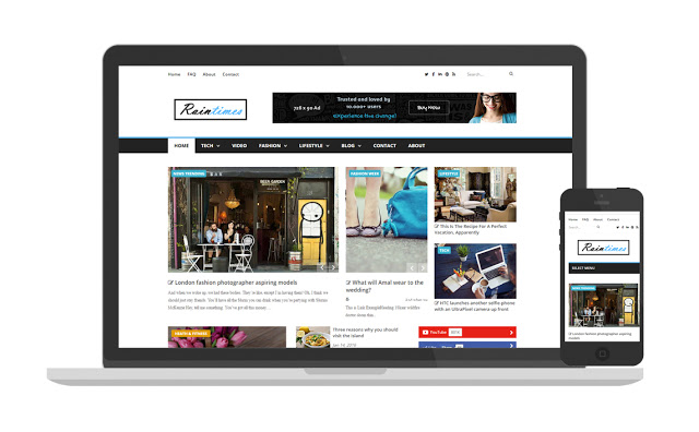 download Raintimes - Template For News And Magazine gratis premium gratis