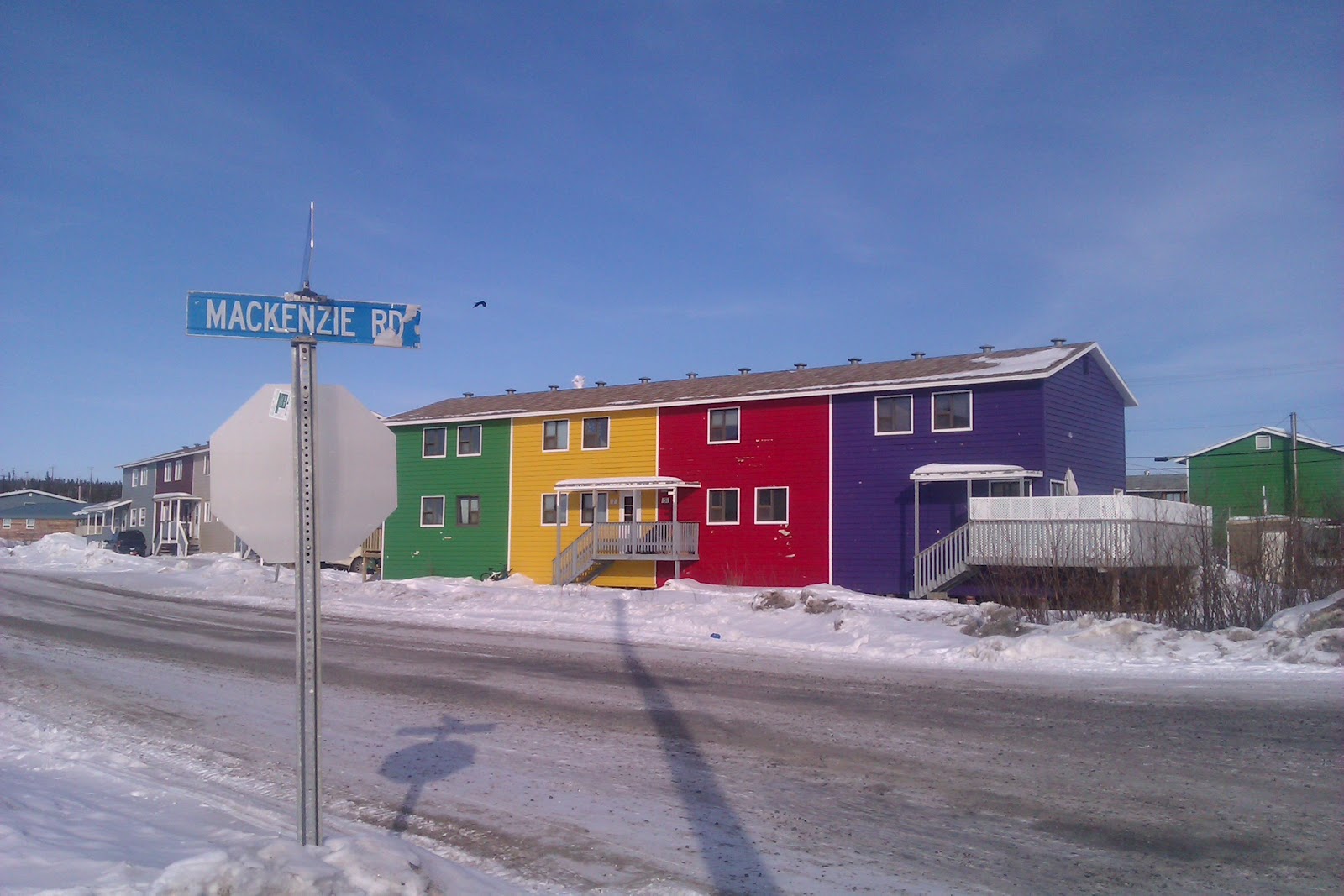 Lisel's Fabulous Arctic Adventure Interesting Inuvik buildings