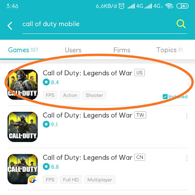 Cara Download dan Install Game Call of Duty Mobile