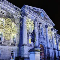 Pictures of Dublin at Night: Trinity College Dublin