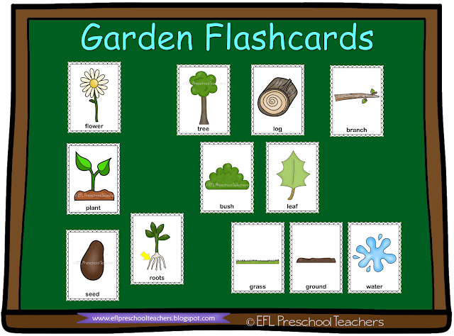 Garden unit flashcards