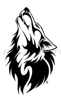 free designs wolf tattoo