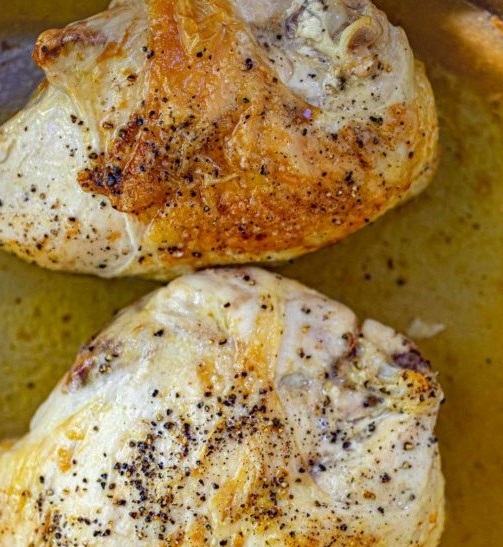 Oven Baked Split Chicken Breasts (BoneIn)