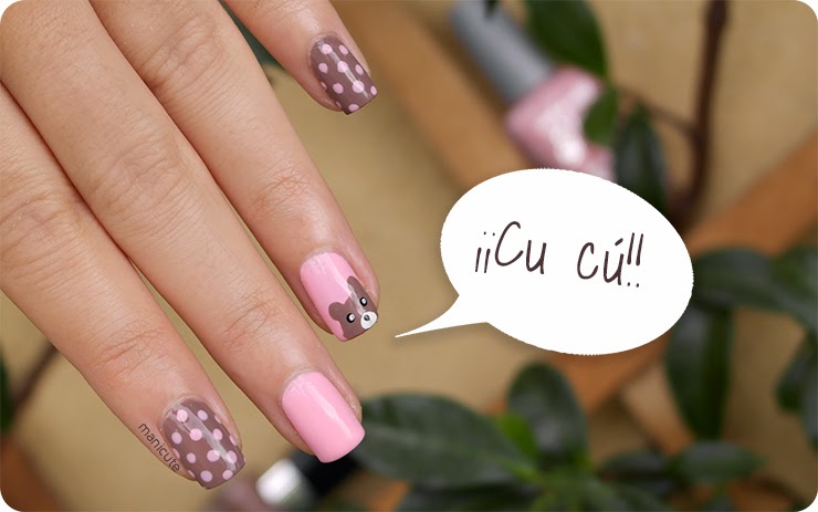 como hacer una manicura de ositos