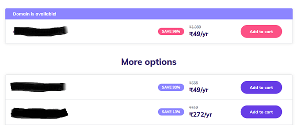 Hostinger Diwali Domain Sale