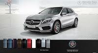 Màu ngoại thất Mercedes AMG GLA 45 4MATIC 2019 Mercedes AMG GLA 45 4MATIC 2019 màu Bạc Polar 761