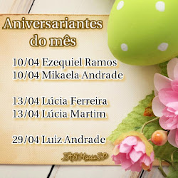 ANIVERSÁRIANTES