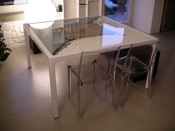 tavolo-design-resina epossidica trasparente