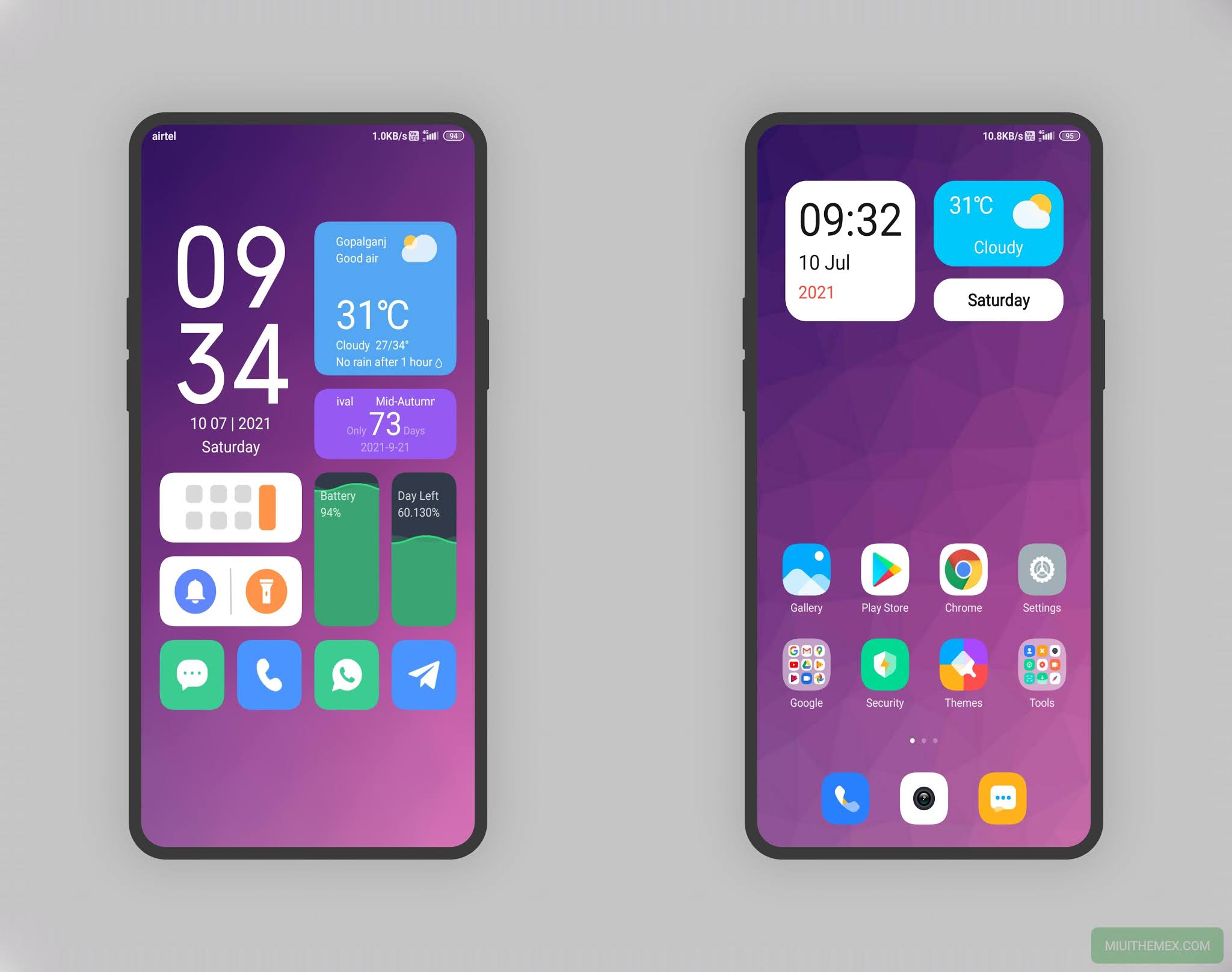 Flikker Theme for miui 12 best lockscreen MIUI HyperOS Themes