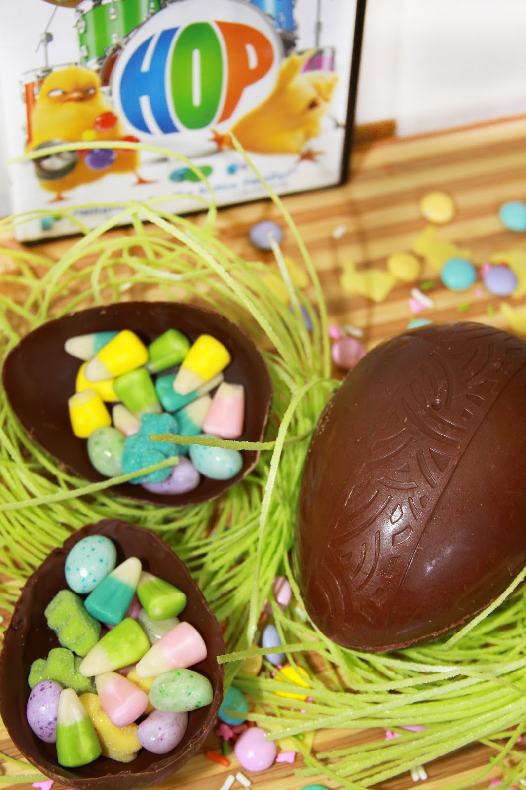 For the Love of Food Surprise Candy Filled DIY Chocolate Easter Eggs