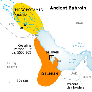 L’ Arbre de vie du Bahreïn, mystère de la nature Rise-and-fall-of-dilmun_bahrain_ancient-history_map_01