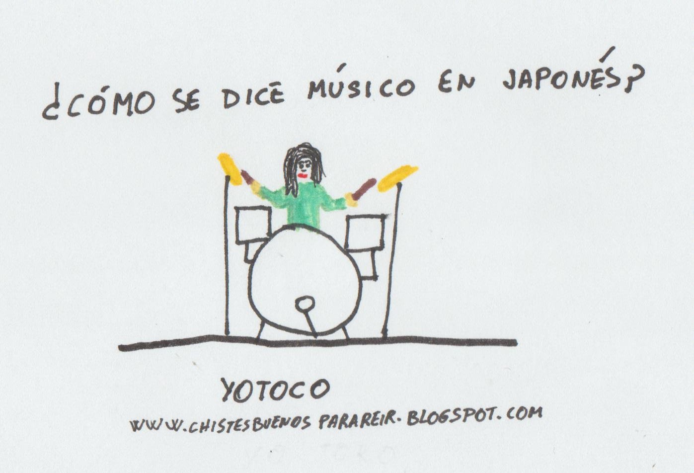 Los mejores chistes Chiste de cómo se dice músico en japonés