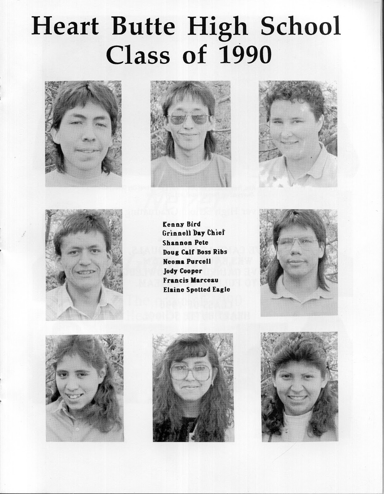 HEART BUTTE SCHOOL, MONTANA HEART BUTTE SCHOOL YEARBOOK 199091