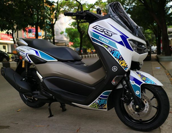 Modifikasi Nmax 155 Warna Putih Polos, Metalik, Mutiara, Doff, Original