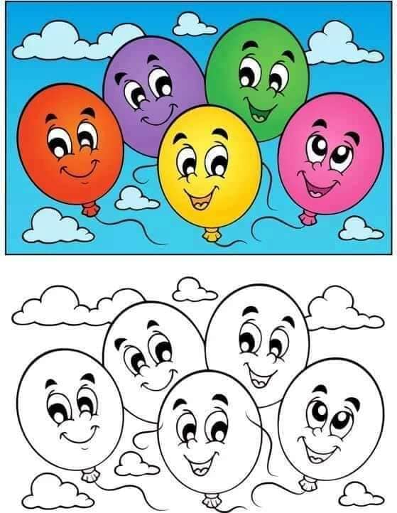 Fichas para colorear según modelo | Mundo de Rukkia