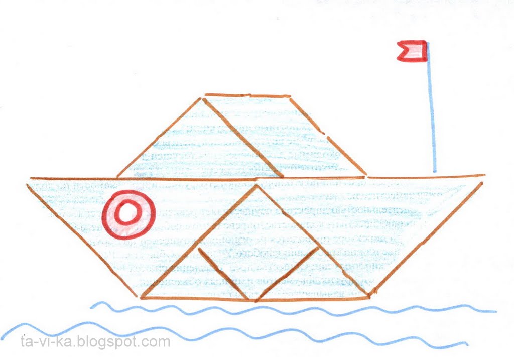 Схема для детей. Схема танграма кораблик. Схема кораблика танграм для дошкольников. Танграм корабль для дошкольников. Кораблик из треугольников для дошкольников.