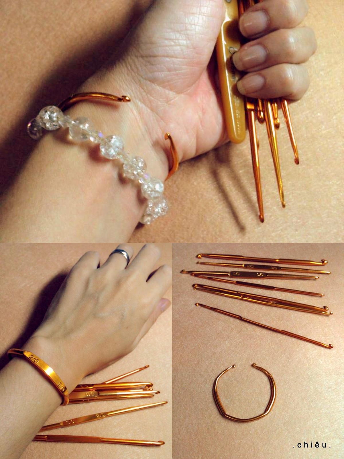 Firefly Crochet Crochet hook bangles