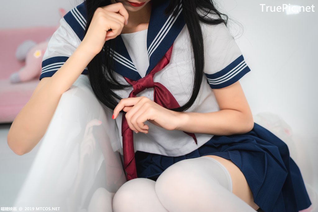 Image-MTCos-喵糖映画-Vol-012–Chinese-Pretty-Model-Cute-School-Girl-With-Sailor-Dress-TruePic.net- Picture-42