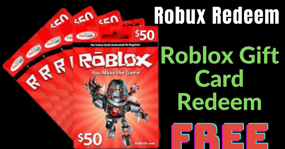 how redeem roblox gift card