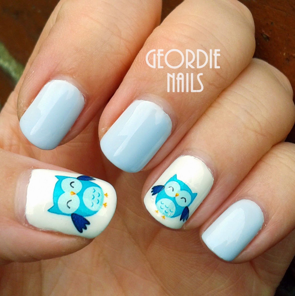 Geordie Nails: YRNails Owls!