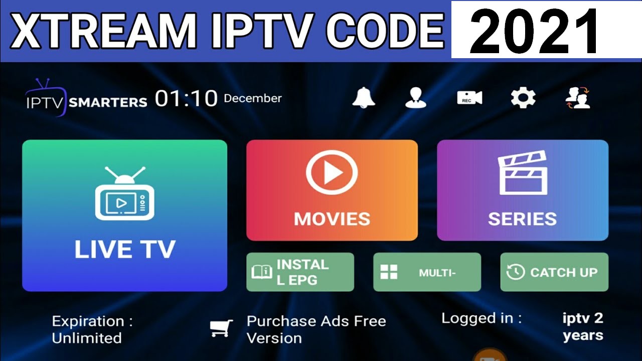Code xtream iptv 2021 free اكواد اكستريم كل يوم محدثة