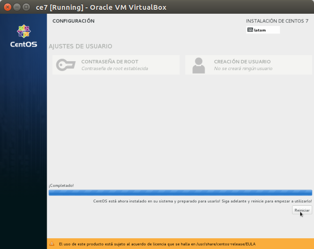 DriveMeca instalando Linux Centos 7 paso a paso