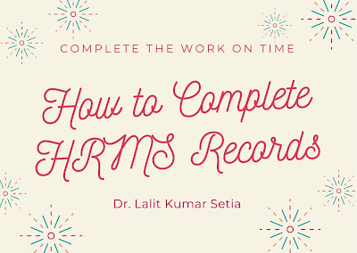 How to Complete HRMS Records