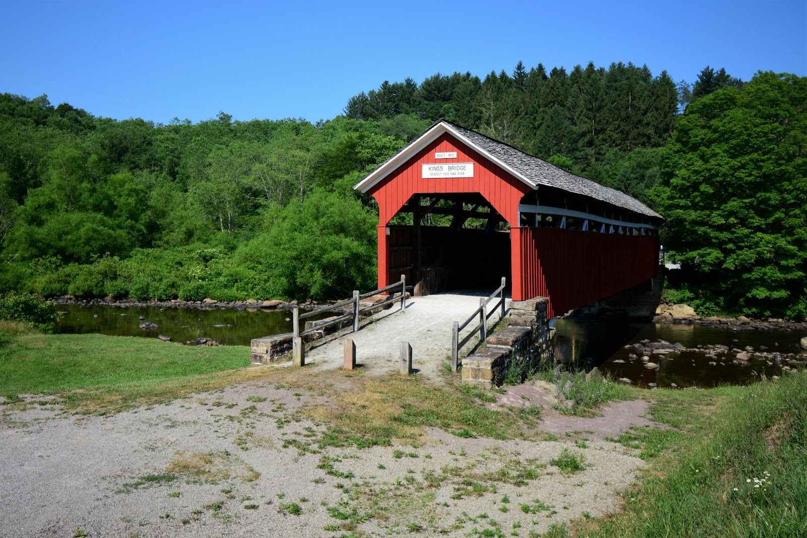 COVERED BRIDGES IN OHIO + KINGS BRIDGE COVERED BRIDGE NEW