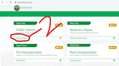 perform name availability search