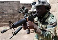 Fighting troops in Northern Mali