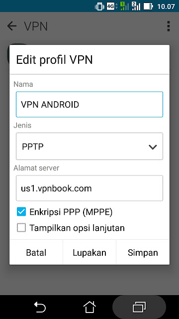 Cara Mengaktifkan VPN di Android