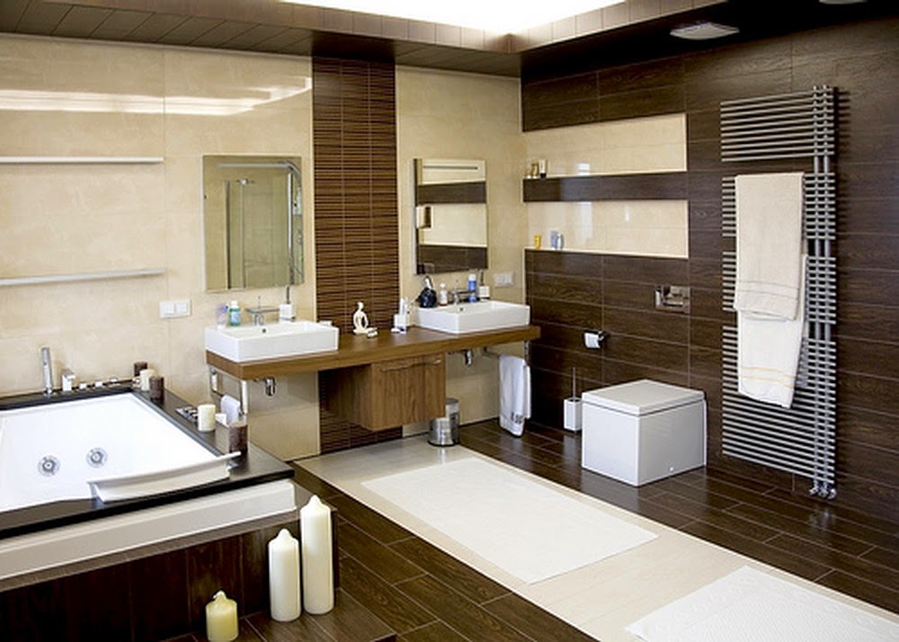 How to Decorate Bathroom with Wood ?