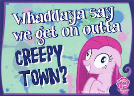 My Little Pony Whaddaya say we get on outta creepy town? Series 2 Trading Card