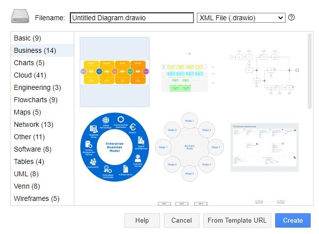 Data is everywhere, but?: Templates in Draw.IO