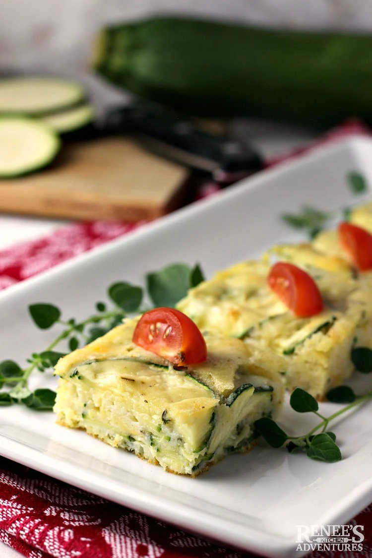 Zucchini Appetizer Squares (made with Bisquick) Renee's Kitchen