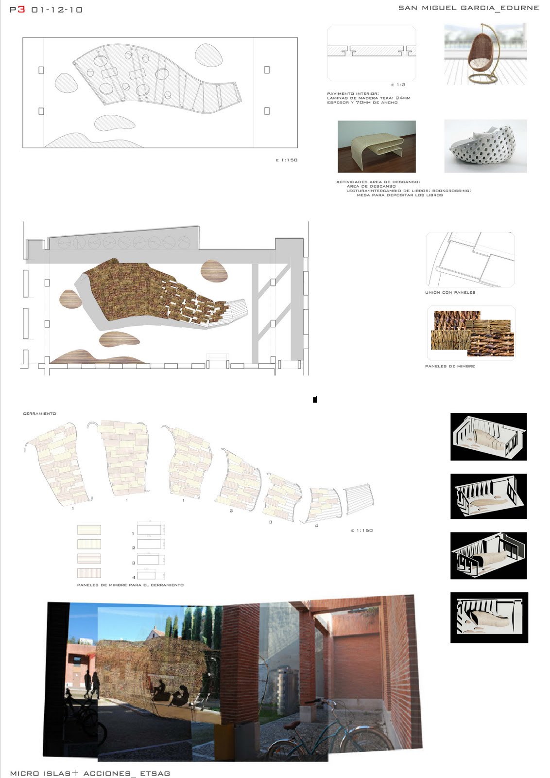 Proyectos Arquitectónicos Etsaguah Weaving Pabellón De España En La