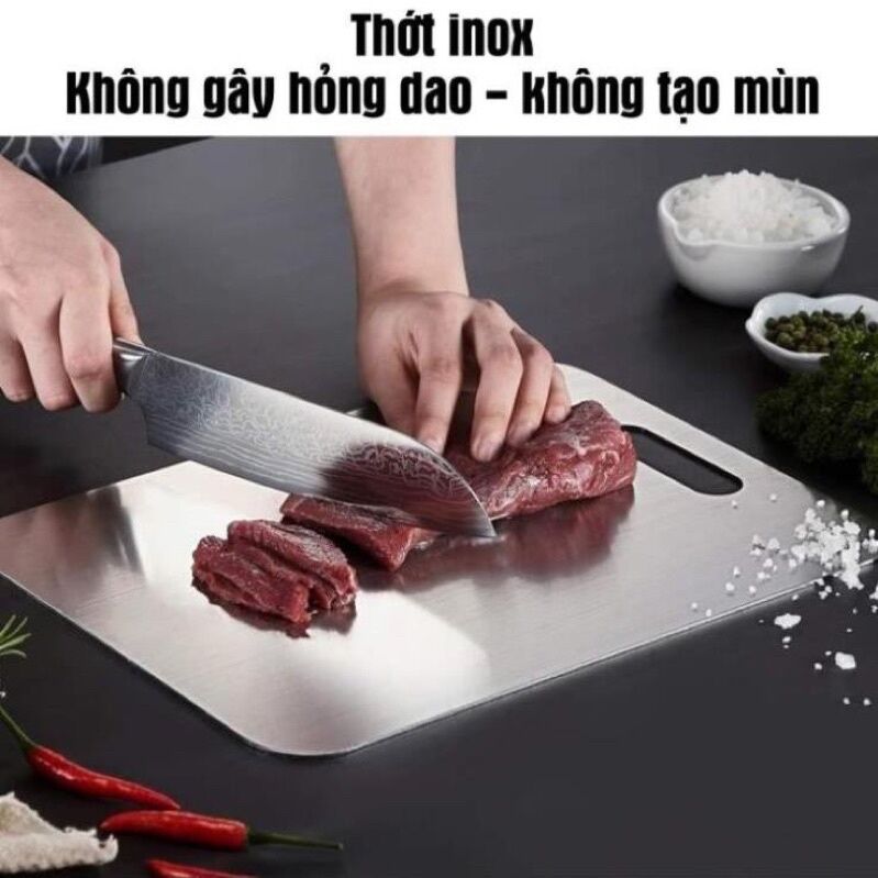 Thớt Inox 304 Không Gỉ MQ089