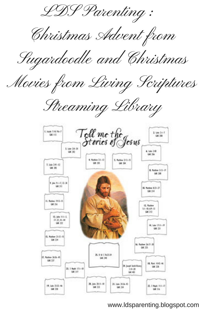 LDS Parenting Christmas Advent Calendar and Christmas Activities