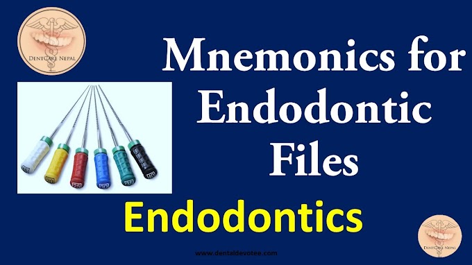 COURSE: Mnemonics - Endodontic Files