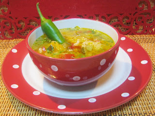 Ciorba de zucchini cu corcoduse