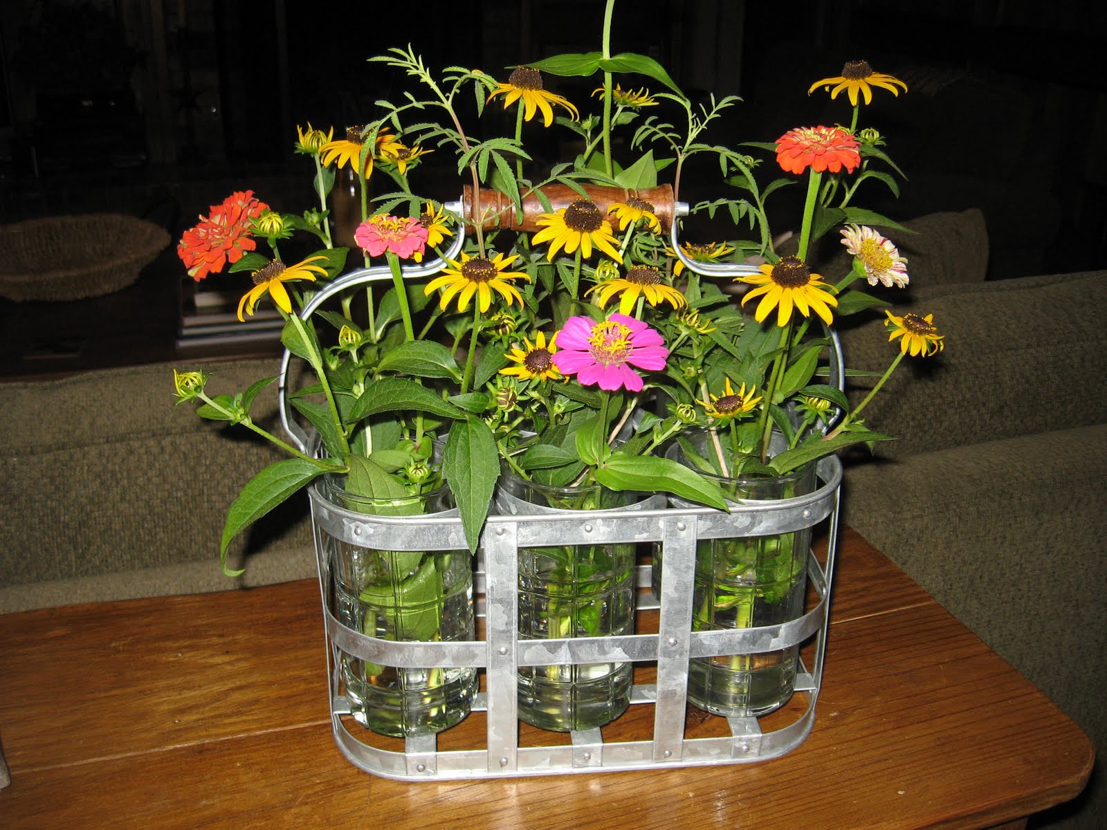 Meadowview Thymes Bringing flowers inside