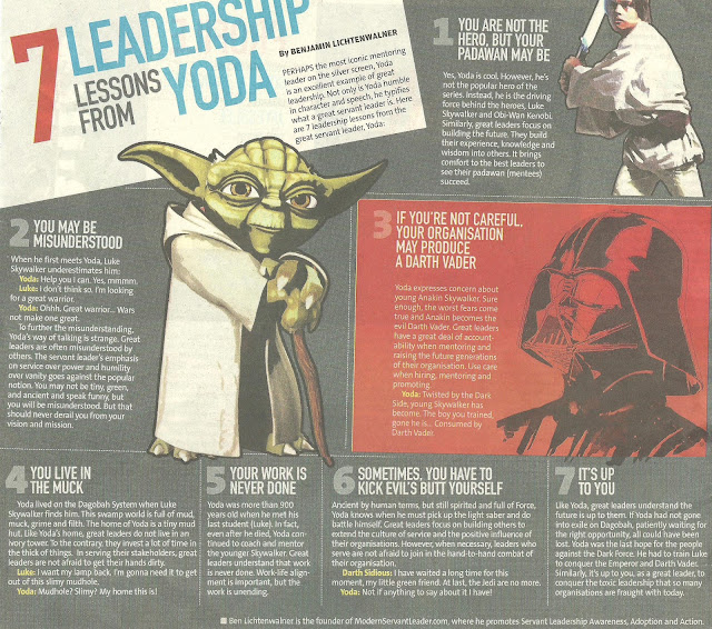 7 Leadership lessons from Yoda ~ GeniusTribes Training Resources