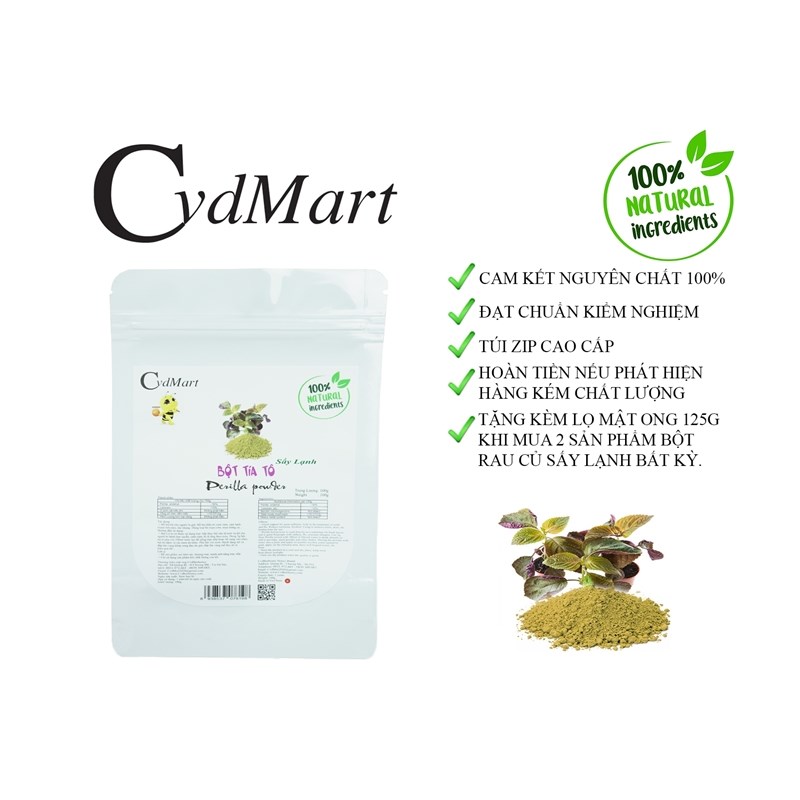 Cvdbeehoney Bột tía tô 100g.