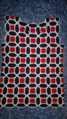 Crochet dress from motives