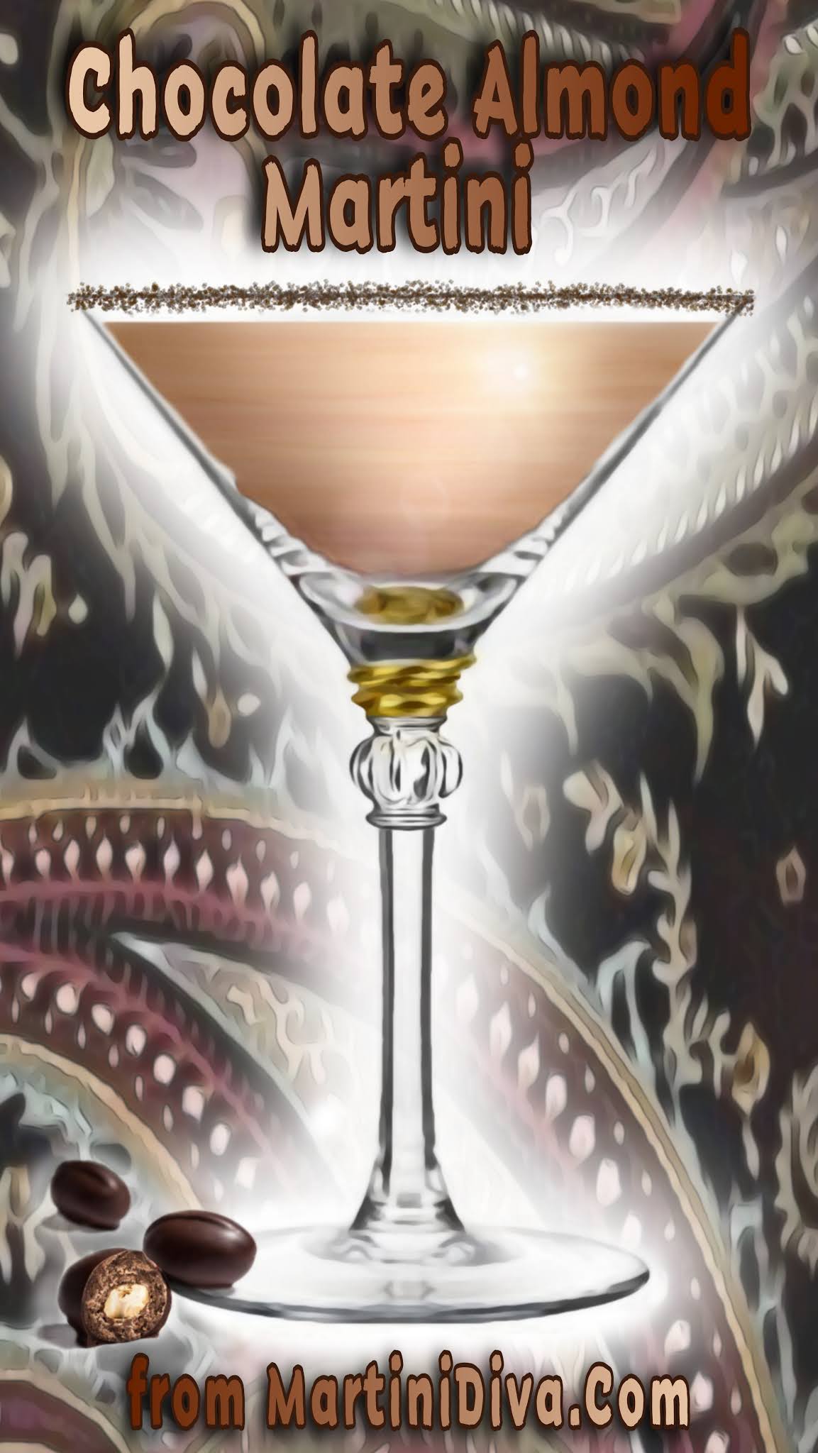 The MARTINI DIVA Chocolate Almond Martini Cocktail Recipe